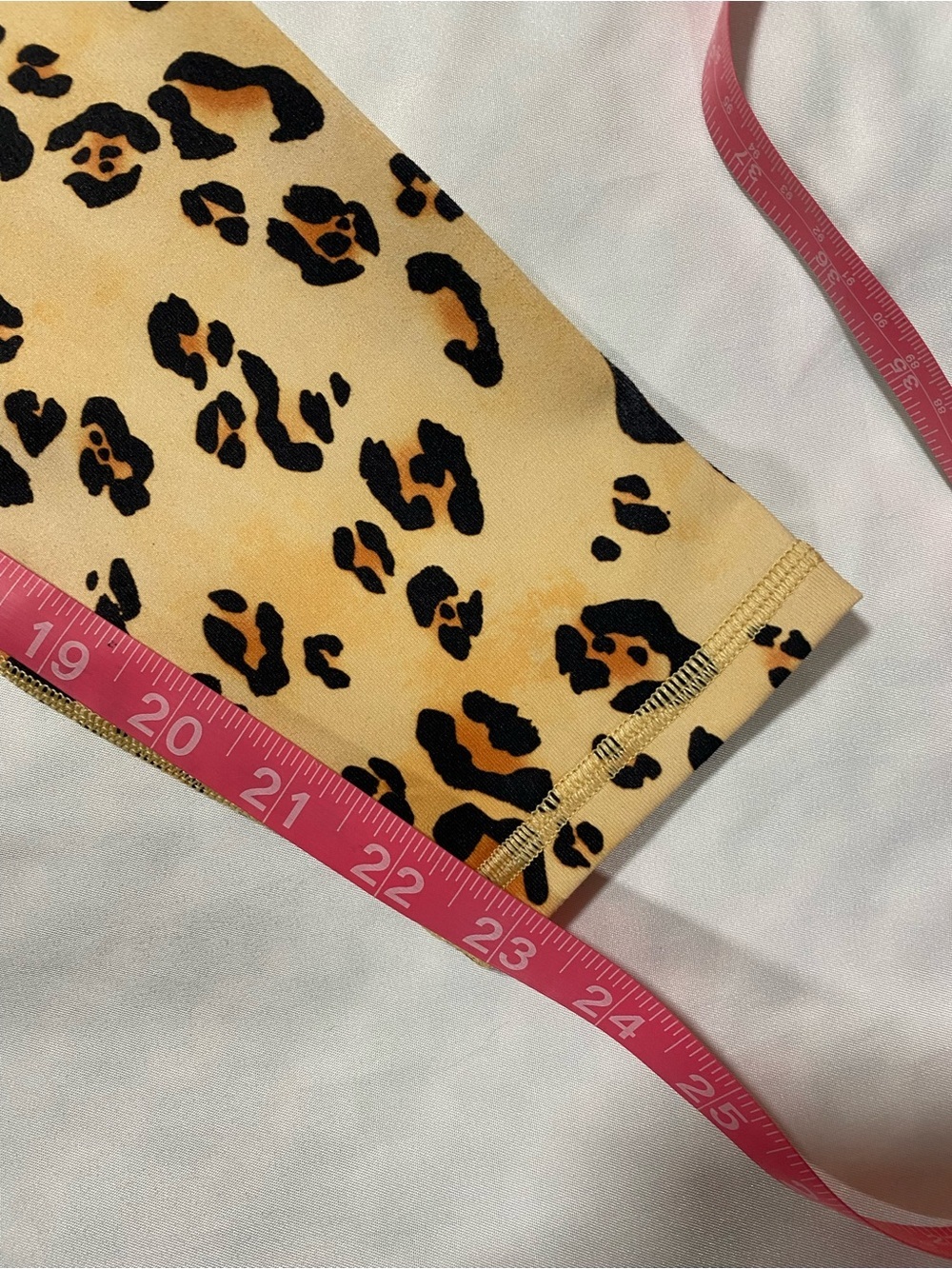Fabletics Leopard Print Leggings in Tan and Black - Picture 5 of 5